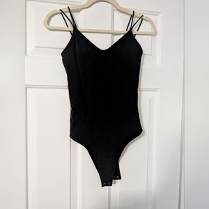 American Eagle Outfitters Black Women's  Strappy Bodysuit